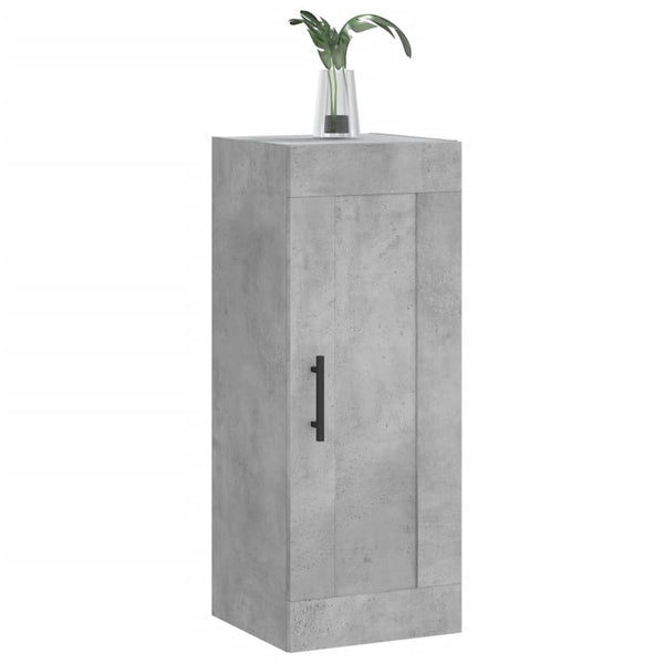 Wandschrank Betongrau 34,5x34x90 cm