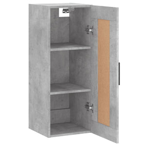 Wandschrank Betongrau 34,5x34x90 cm