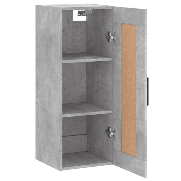 Wandschrank Betongrau 34,5x34x90 cm