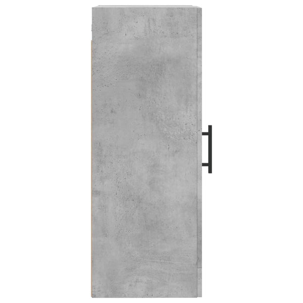 Wandschrank Betongrau 34,5x34x90 cm
