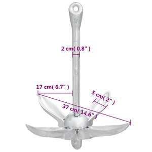 3.2 kg Folding Boat Anchor