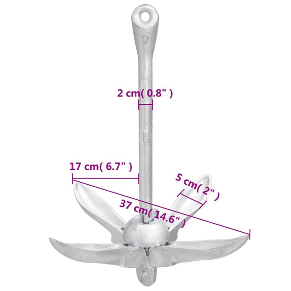 3.2 kg Folding Boat Anchor