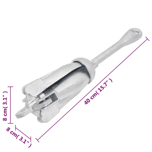 Klappanker mit Seil 3,2 kg