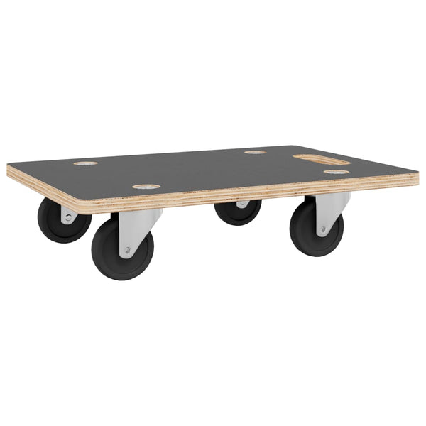 Transportroller 2 Stk. Rechteckig 80x55x11,5 cm 250 kg