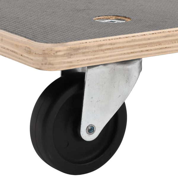 Transportroller 2 Stk. Rechteckig 80x55x11,5 cm 250 kg