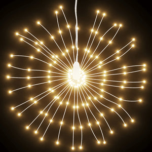 Feuerwerk Weihnachtsbeleuchtung, 2er Set, 140 LEDs