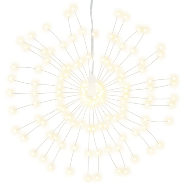 Feuerwerk Weihnachtsbeleuchtung, 8 Stk. Warmweiß