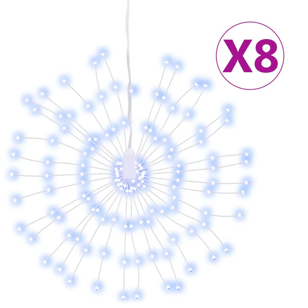 LED Feuerwerk Weihnachtsbeleuchtung, 8er Set