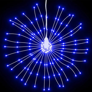 Feuerwerk Weihnachtsbeleuchtung, 2 Stk, Blau