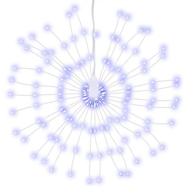 Feuerwerk Weihnachtsbeleuchtung, 8 Stk, Blau