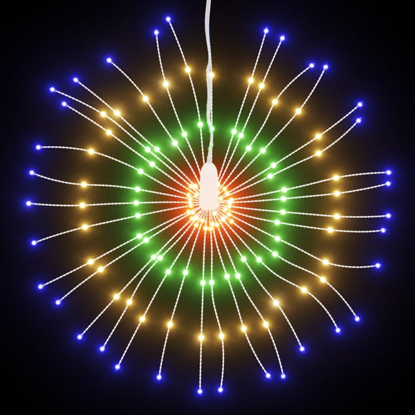 Feuerwerk Weihnachtsbeleuchtung, 2 Stk. Mehrfarbig