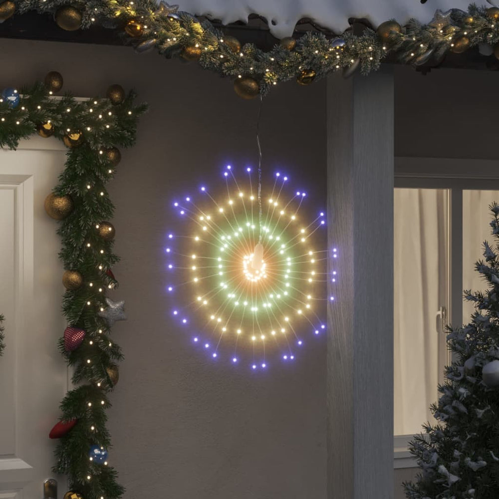 Feuerwerk Weihnachtsbeleuchtung, 8 Stk, Mehrfarbig