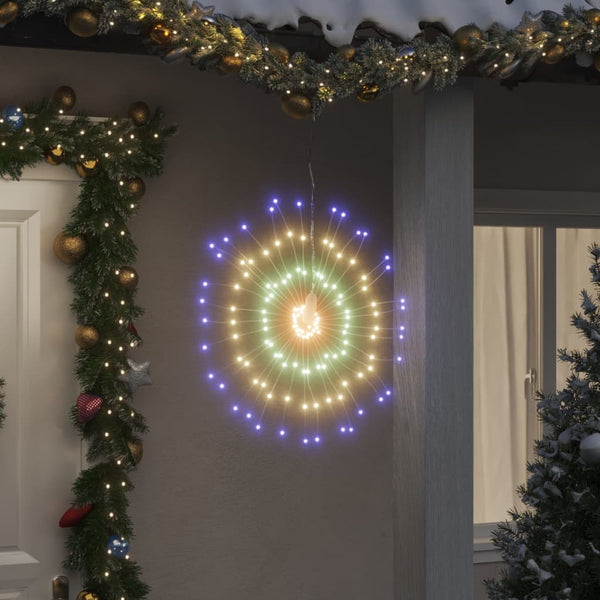Feuerwerk Weihnachtsbeleuchtung, 8 Stk, Mehrfarbig