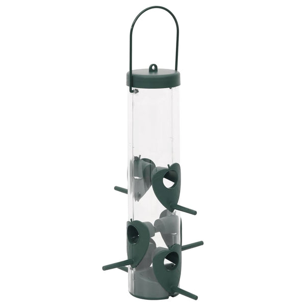 Vogelfutterspender 3er Set Dunkelgrün