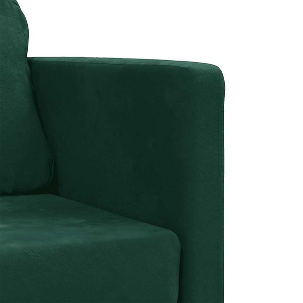 Dunkelgrünes Schlafsofa aus Samt