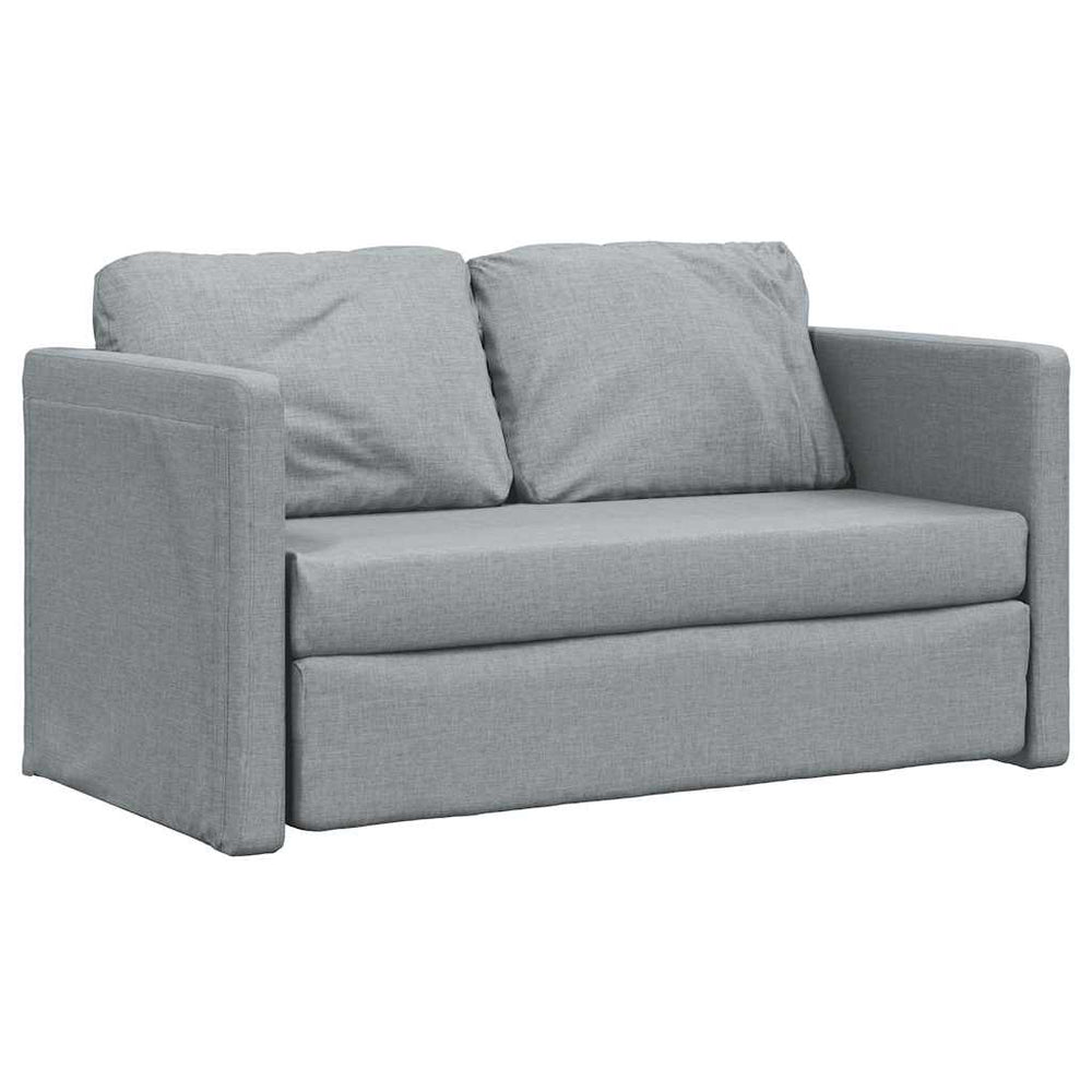 Bodensofa mit Schlaffunktion Hellgrau