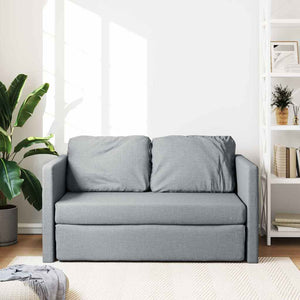 Bodensofa mit Schlaffunktion Hellgrau