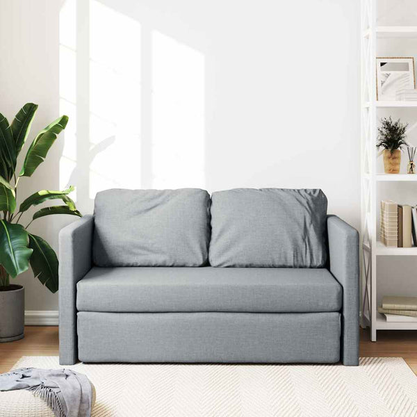 Bodensofa mit Schlaffunktion Hellgrau