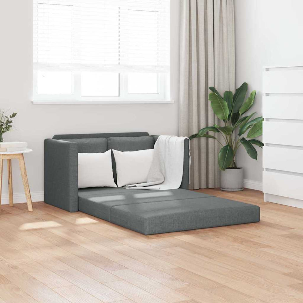 Schlafsofa Dunkelgrau 112x174 cm
