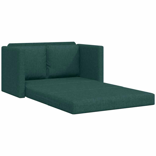 Dunkelgrünes Schlafsofa 112x174 cm