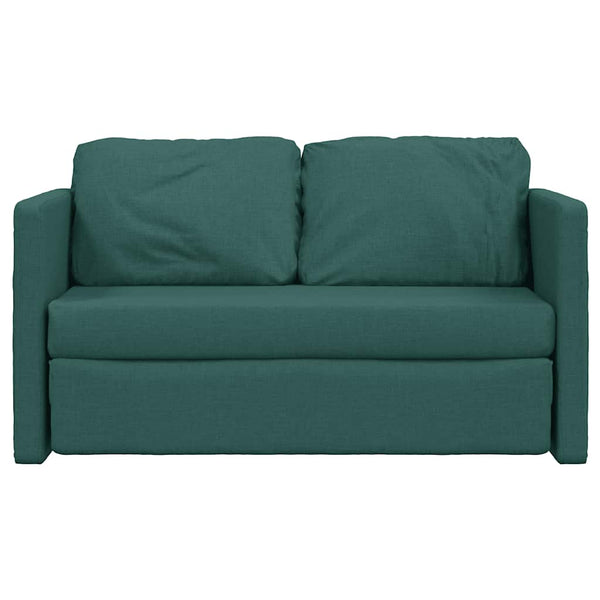 Dunkelgrünes Schlafsofa 112x174 cm