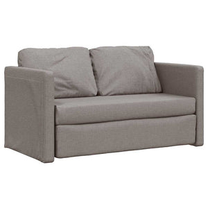 Bodensofa mit Schlaffunktion Taupe