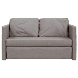 Bodensofa mit Schlaffunktion Taupe