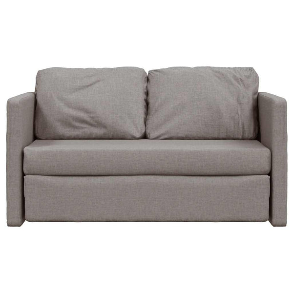 Bodensofa mit Schlaffunktion Taupe