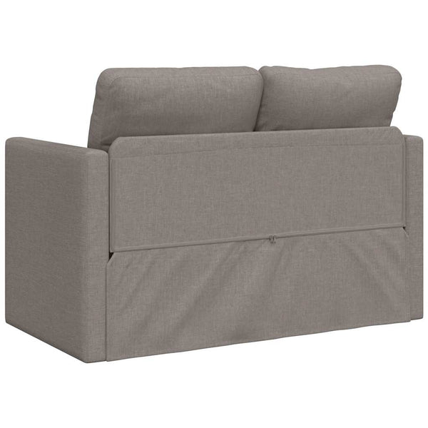 Bodensofa mit Schlaffunktion Taupe
