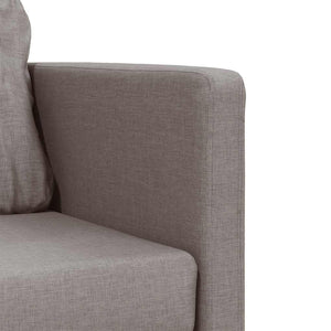 Bodensofa mit Schlaffunktion Taupe