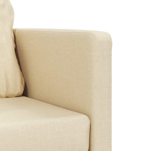 Bodensofa mit Schlaffunktion Creme