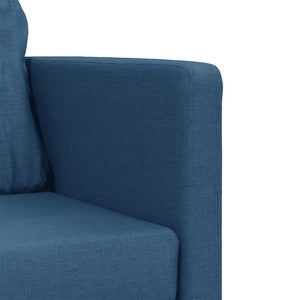 Blaues Bodensofa mit Schlaffunktion