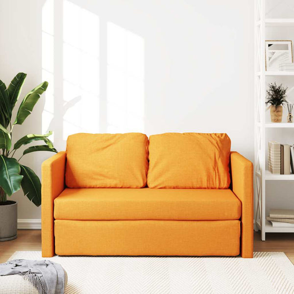 Dunkelgelbes Schlafsofa Bodensofa