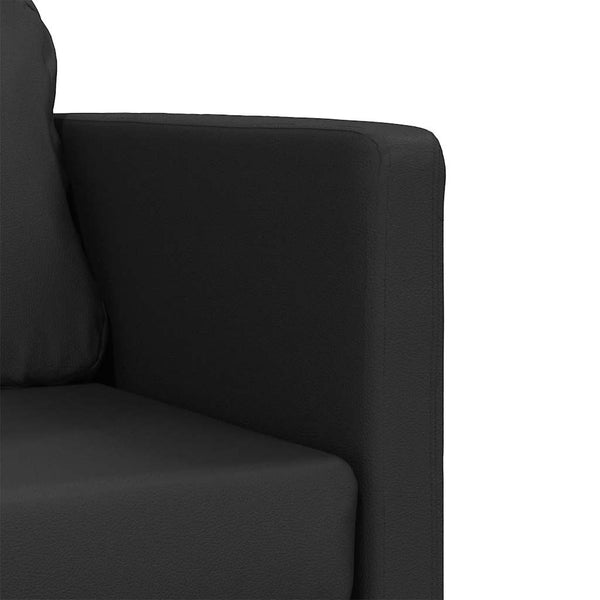 Schwarzes Bodensofa mit Schlaffunktion