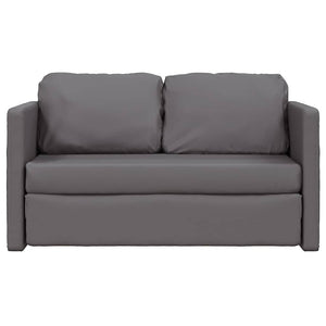 Graues Bodensofa mit Schlaffunktion