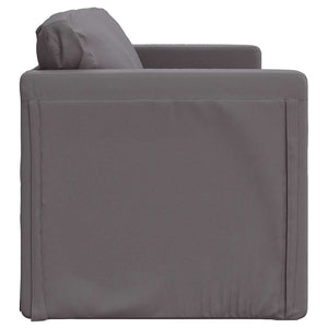 Graues Bodensofa mit Schlaffunktion