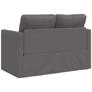 Graues Bodensofa mit Schlaffunktion