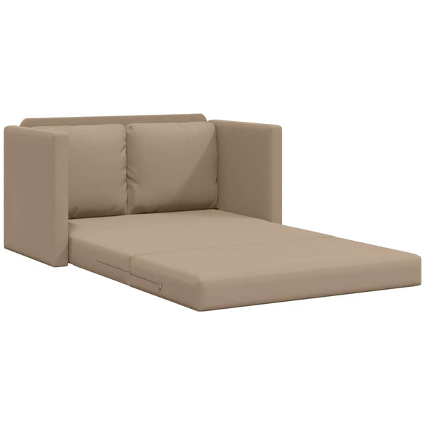 Bodensofa mit Schlaffunktion Cappuccino