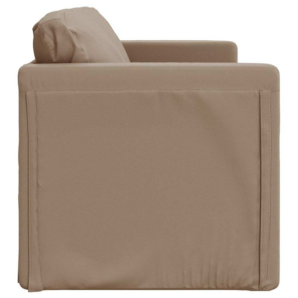 Bodensofa mit Schlaffunktion Cappuccino