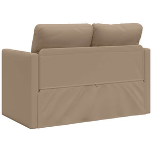 Bodensofa mit Schlaffunktion Cappuccino