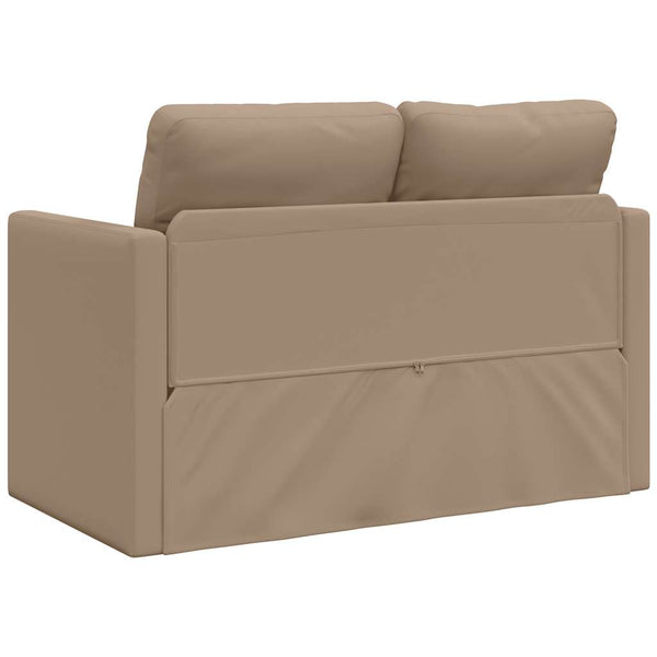 Bodensofa mit Schlaffunktion Cappuccino