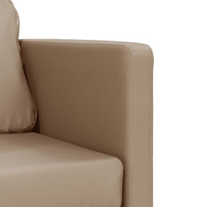 Bodensofa mit Schlaffunktion Cappuccino