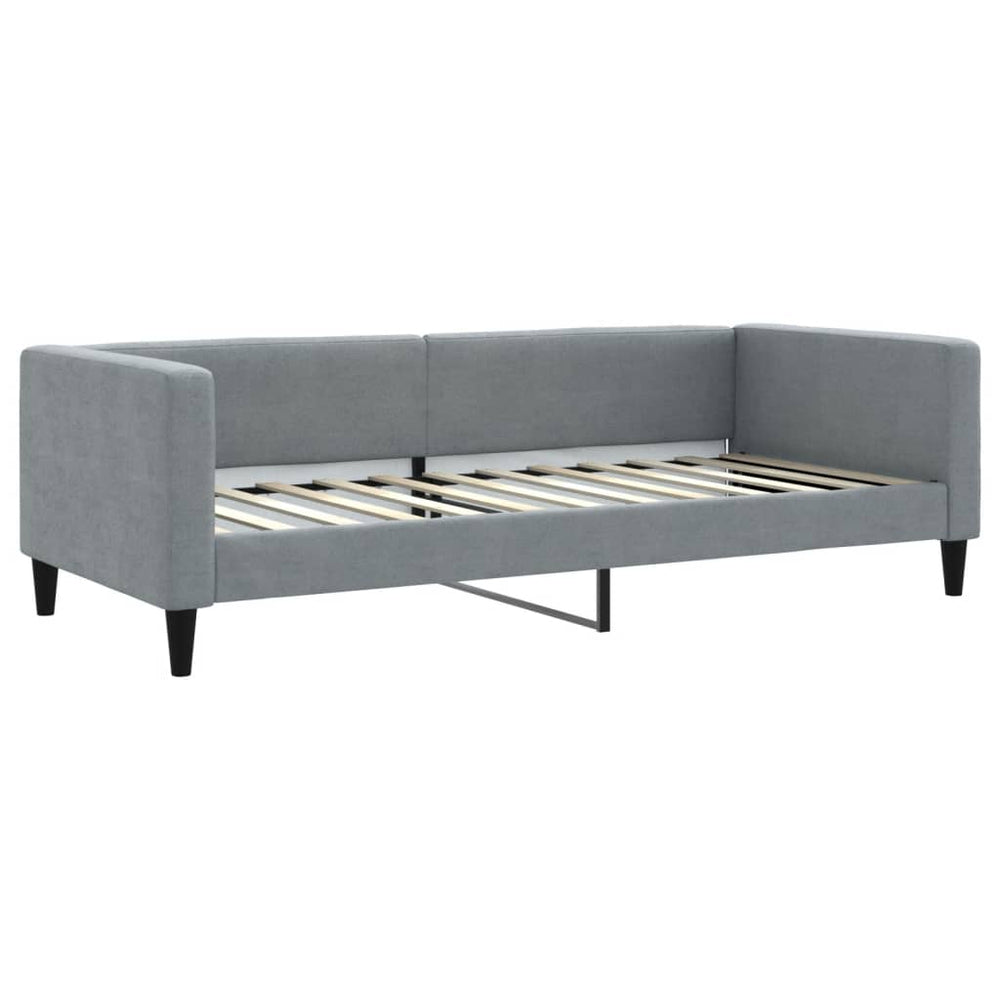 Tagesbett Hellgrau 90x200 cm