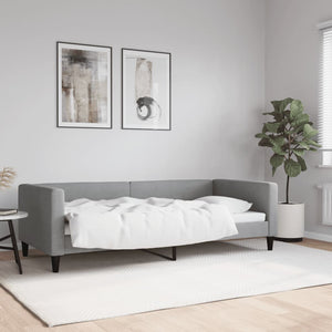 Tagesbett Hellgrau 90x200 cm