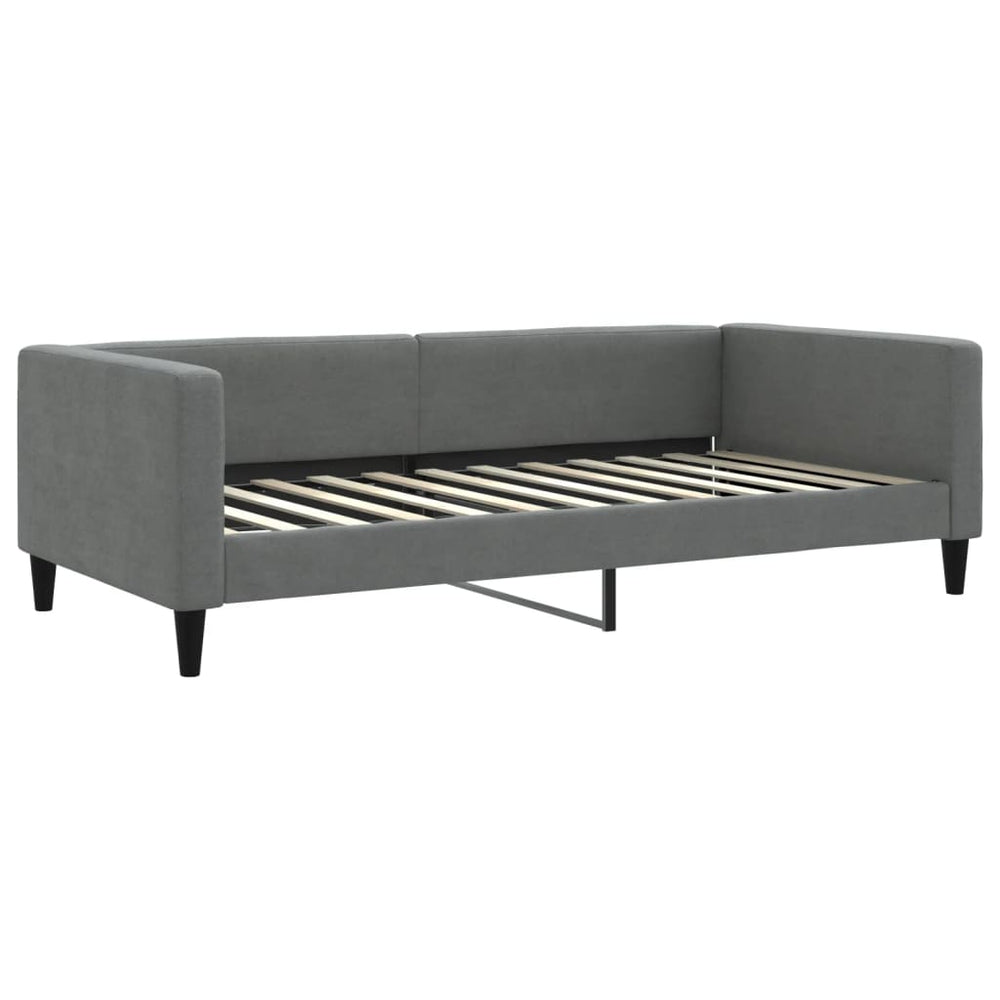Tagesbett Dunkelgrau 100x200 cm