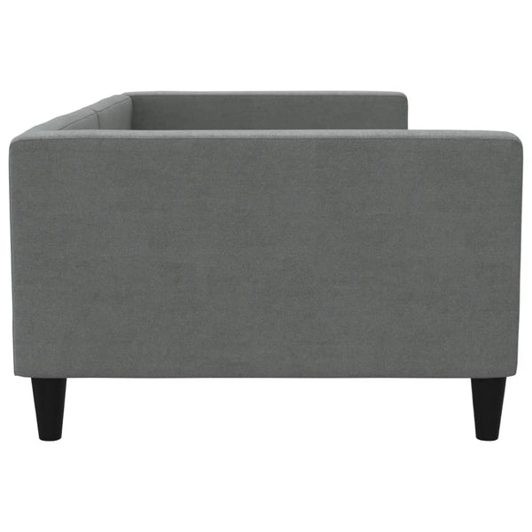 Tagesbett Dunkelgrau 100x200 cm