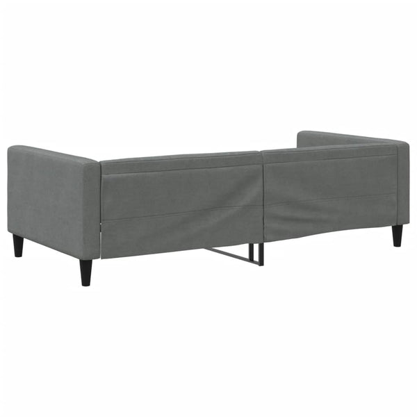 Tagesbett Dunkelgrau 100x200 cm