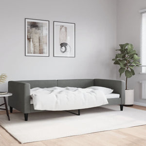 Tagesbett Dunkelgrau 100x200 cm