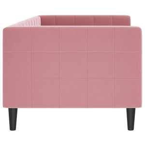 Tagesbett Rosa Samt 80x200 cm