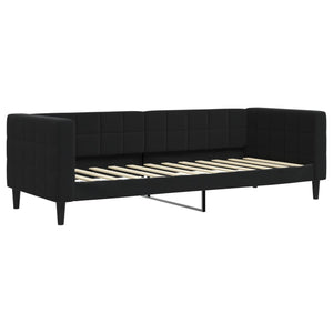 Schwarzes Tagesbett Samt 80x200 cm
